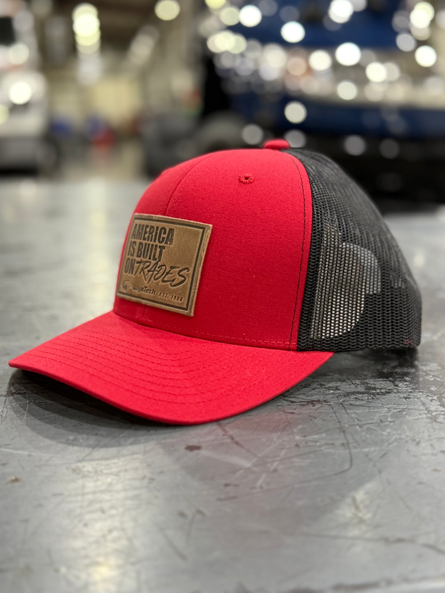 Built On Trades Range Leather Hat