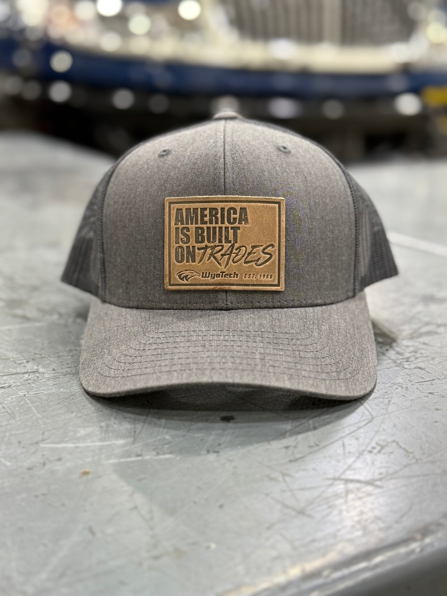 Built On Trades Range Leather Hat