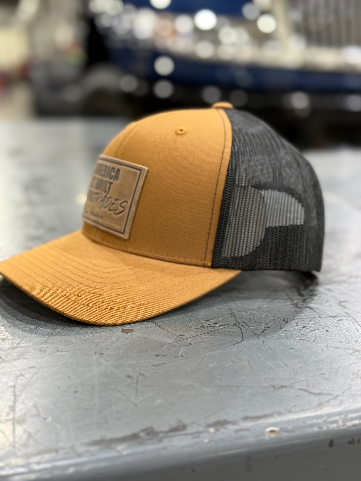 Built On Trades Range Leather Hat