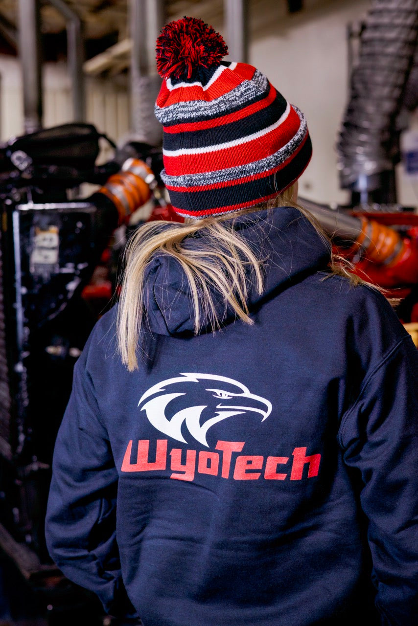 WyoTech Back Logo Hoodie