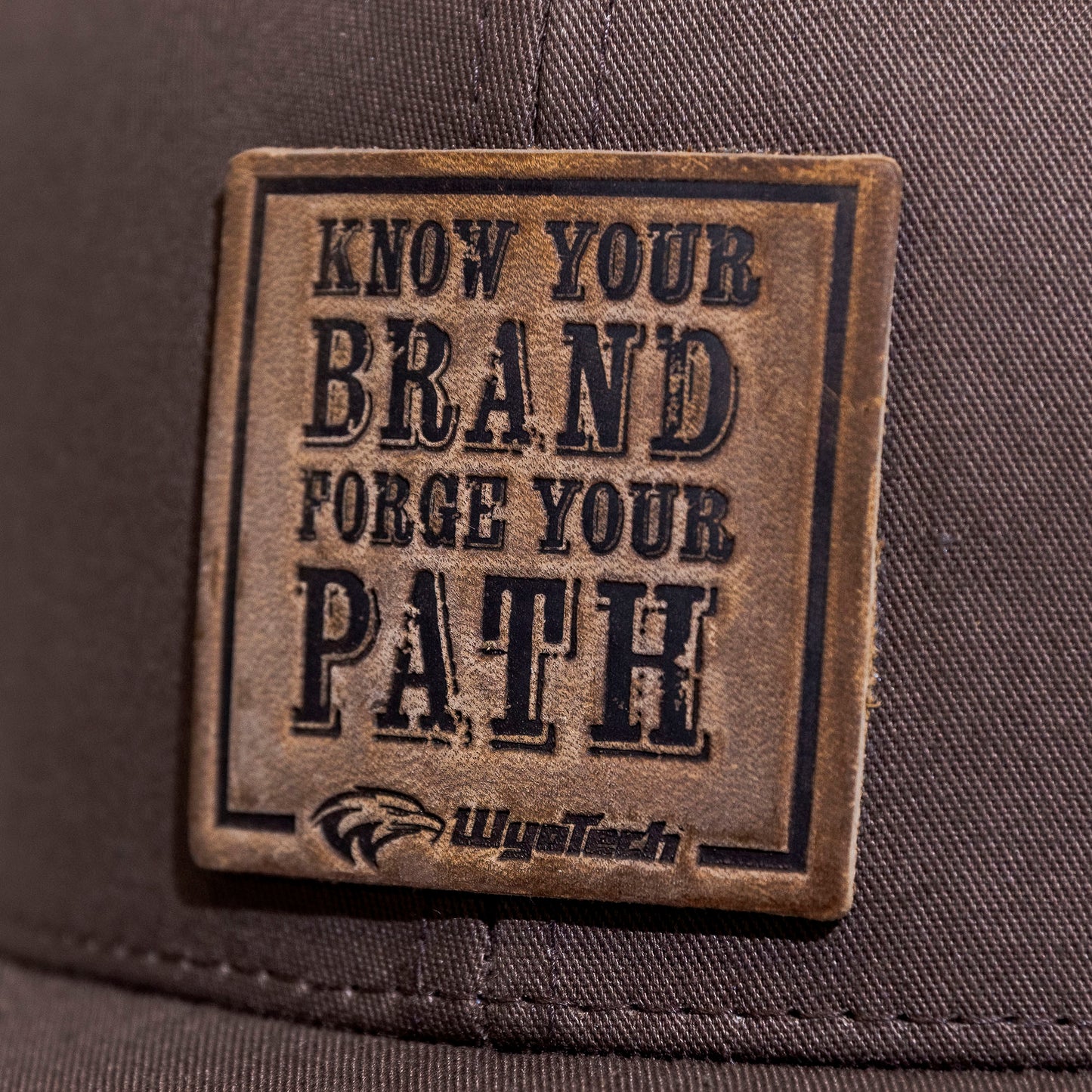 Know your Brand Forge your Path Slogan Hat | Know Your Brand