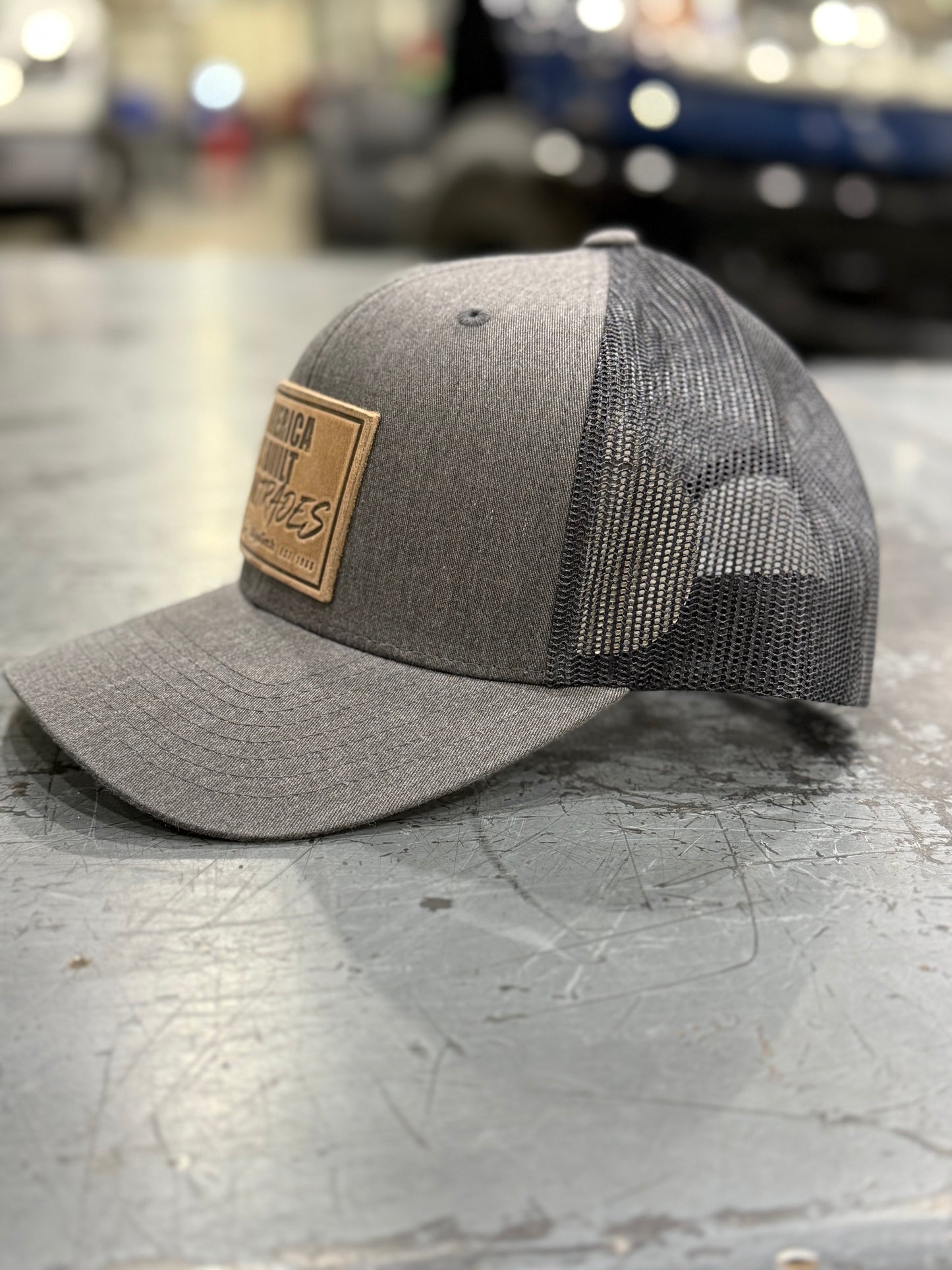 Built On Trades Range Leather Hat