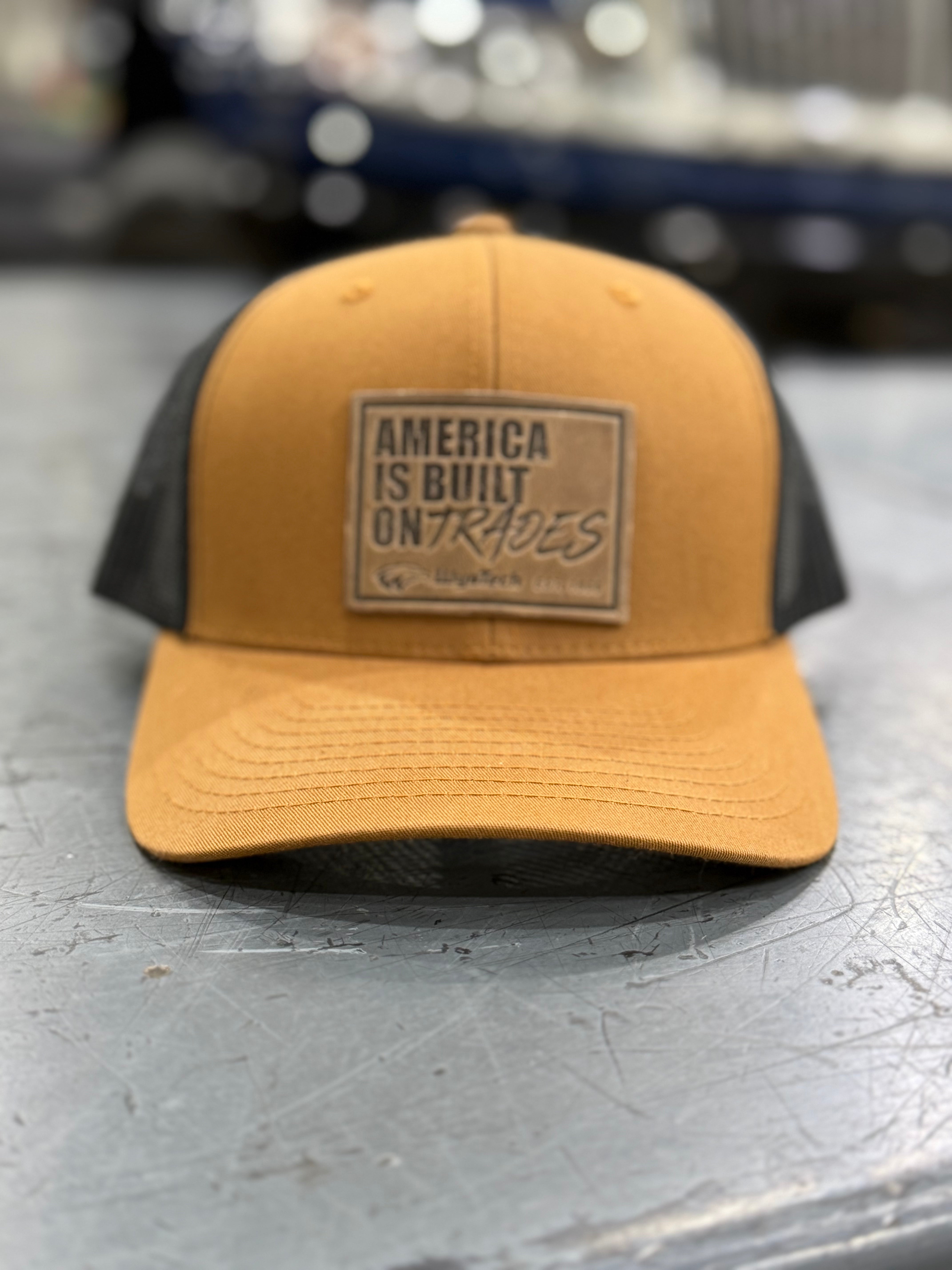 Built On Trades Range Leather Hat