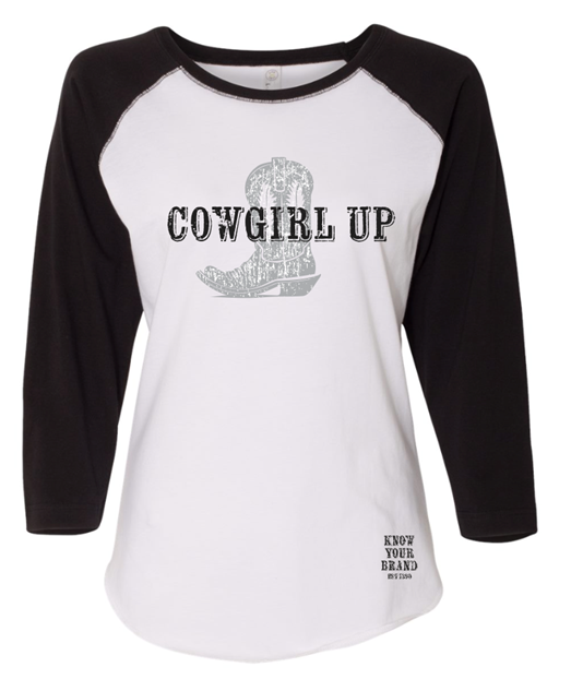 Cowgirl Up Boot T-shirt | Know Your Brand