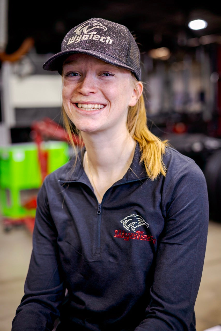 Quarter Zip Bling Long Sleeve