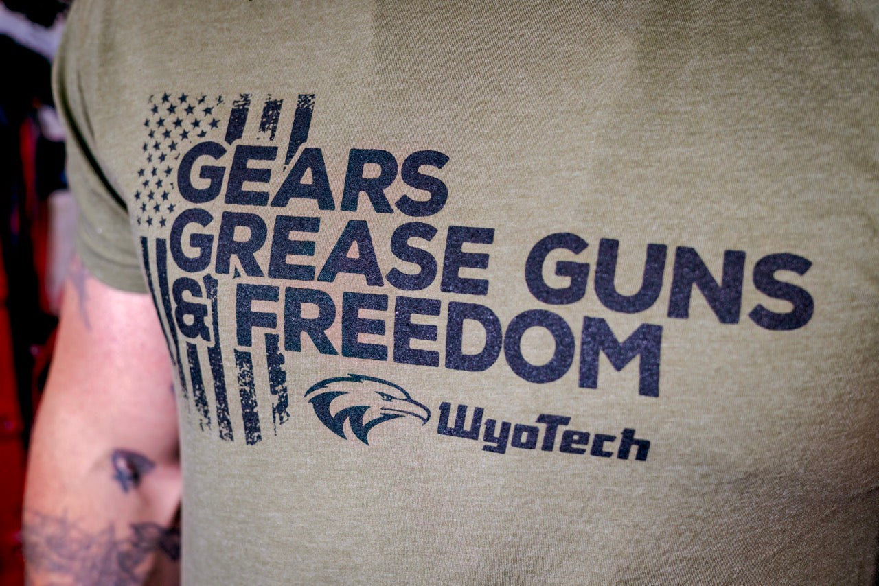 Gears, Grease guns, & Freedom