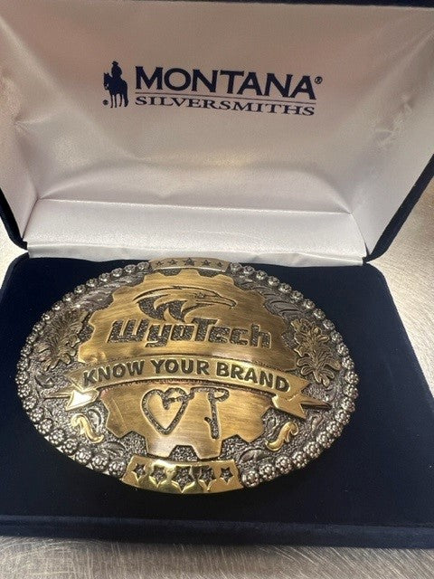 Montana Silversmiths WyoTech Belt Buckle