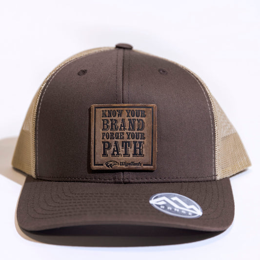 Know your Brand Forge your Path Slogan Hat | Know Your Brand