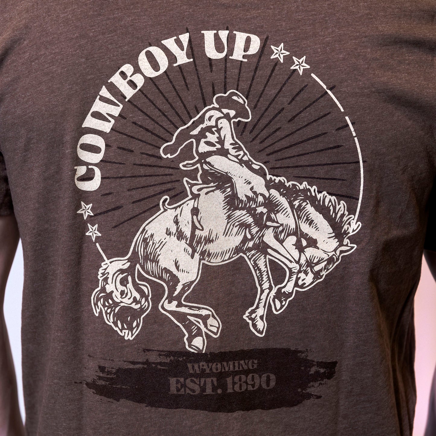 Cowboy Up Bucking Horse T-shirt | Know Your Brand